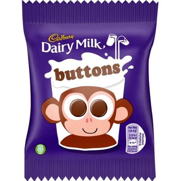 Cadbury buttons