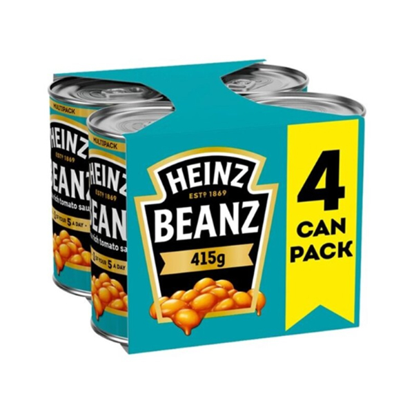 Heinz beans 4 pck