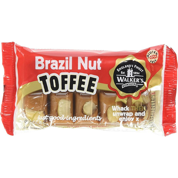Walkers brazil nut toffee