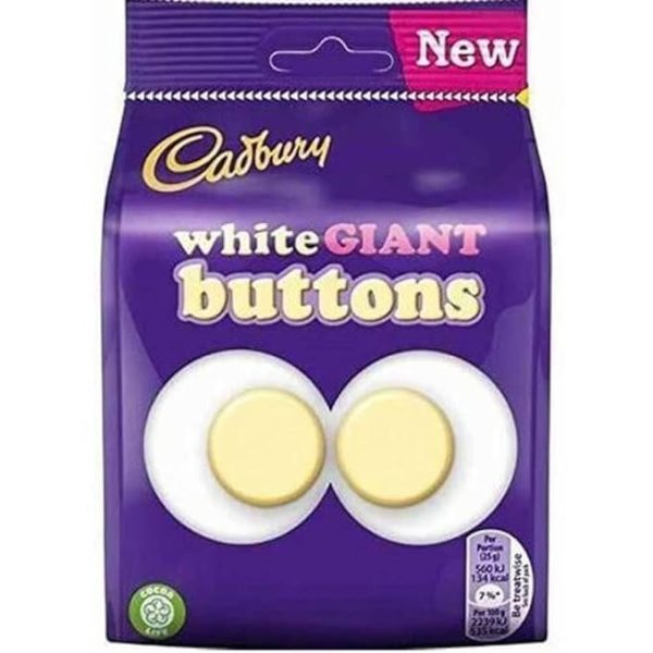 Cadbury white chocolate giant buttons